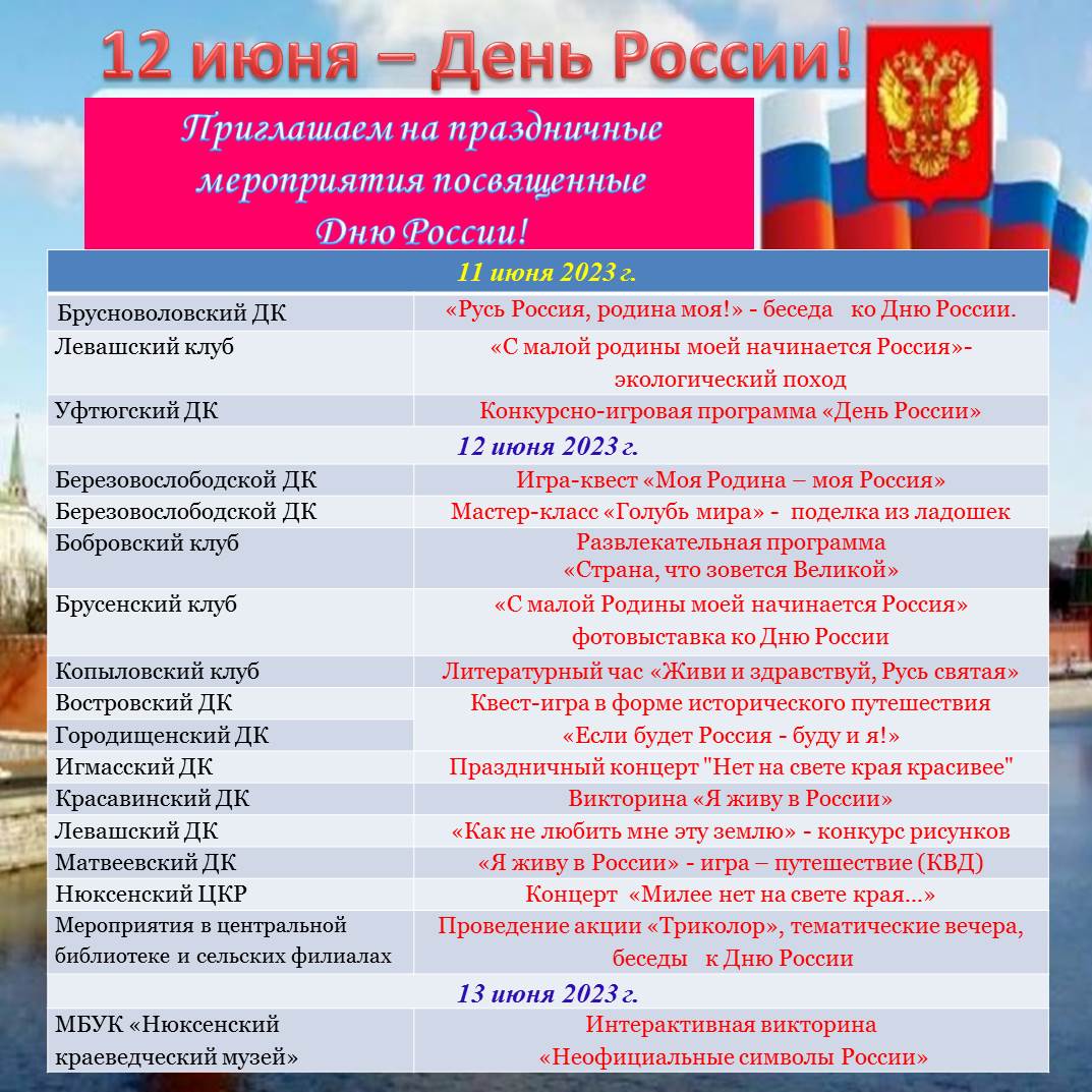 12 июня - День России!.