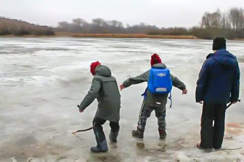 Внимание – весенний лед крайне опасен!.