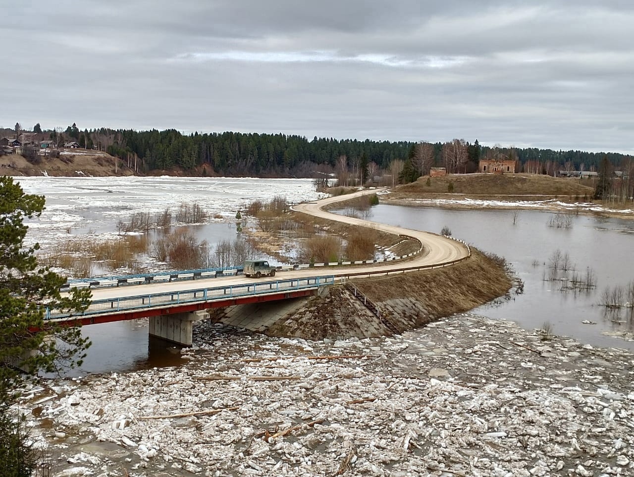 Подвижки на Сухоне.